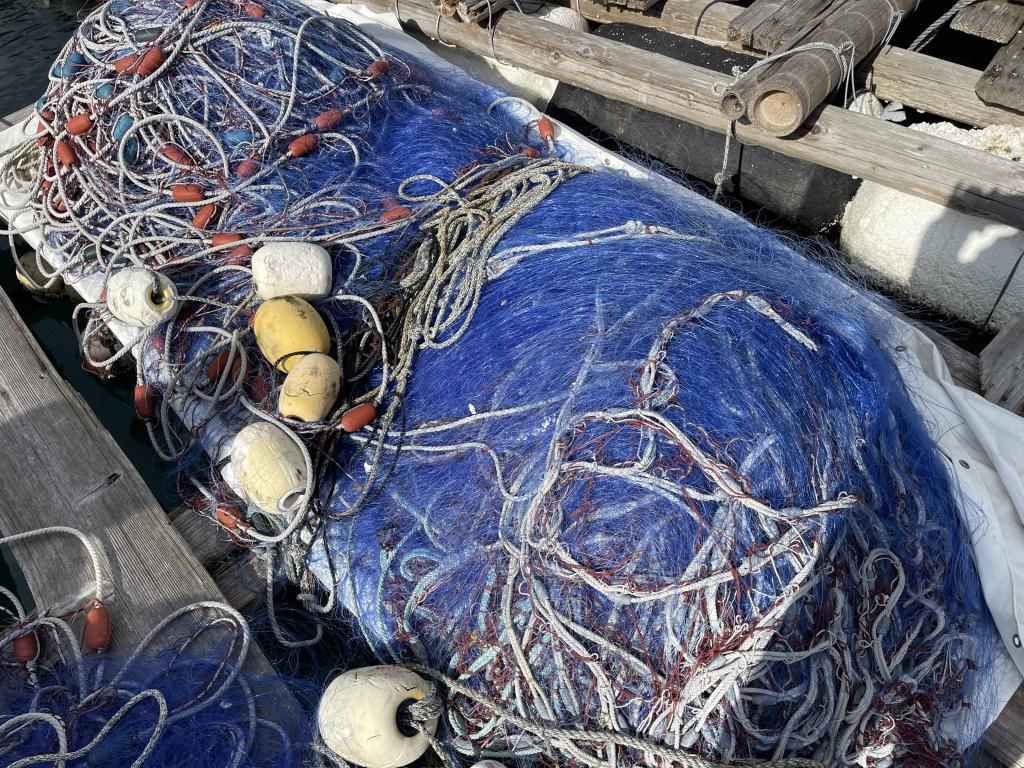 三枚網 ヒラメ漁網10反1セット | 船ネット